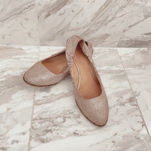 Diesel Rose Gold Flat shoe